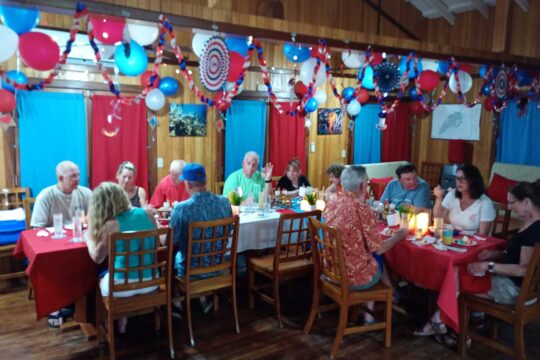 inside dining option