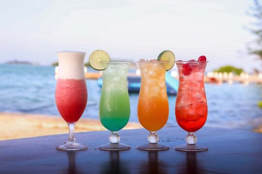 cocktails by the pool