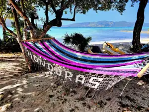hammocks available around the island